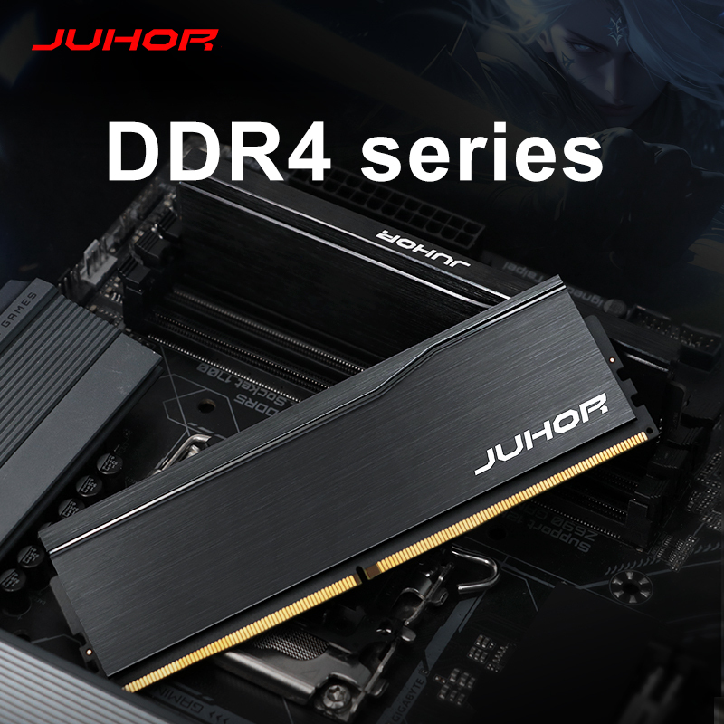JUHOR DDR4 16GB 3600MHz 4000MHz 32GB(16GBX2) Desktop Computer Memoria Ram Sk-hynix CJR Memory