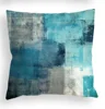 Green, gray and white three-color linen pillowcase sofa cushion cover home decoration can be customized for you 40x40 50x50 3