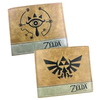 2023 New Unisex Pu Leather Wallets Games Zeldas Figures LOGO Short Wallet for Men Bank ID Card Holder Coin Purse Cosplay Gift 1