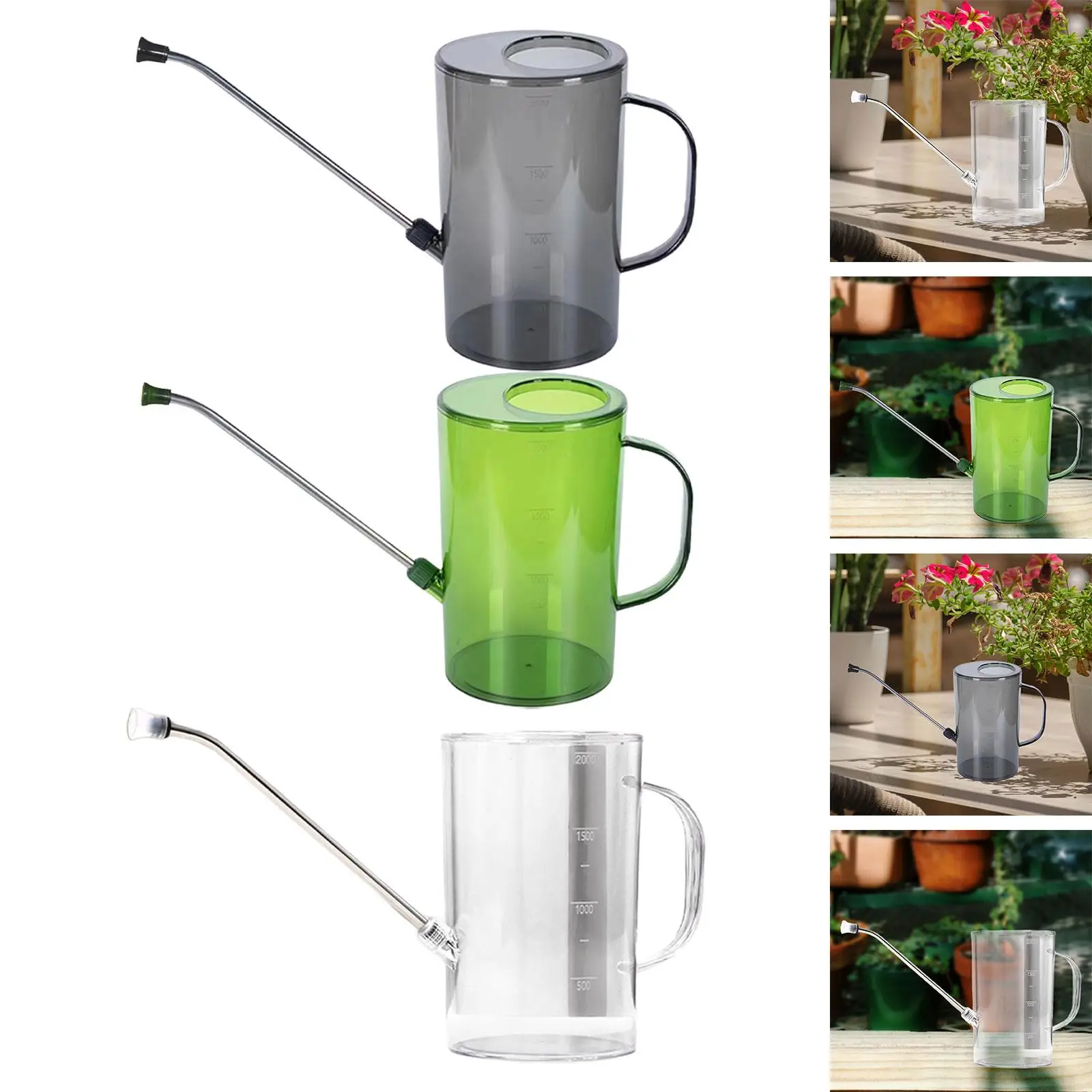 2000ml Indoor Watering Can Indoor Watering Equipment Portable Plant Watering Can