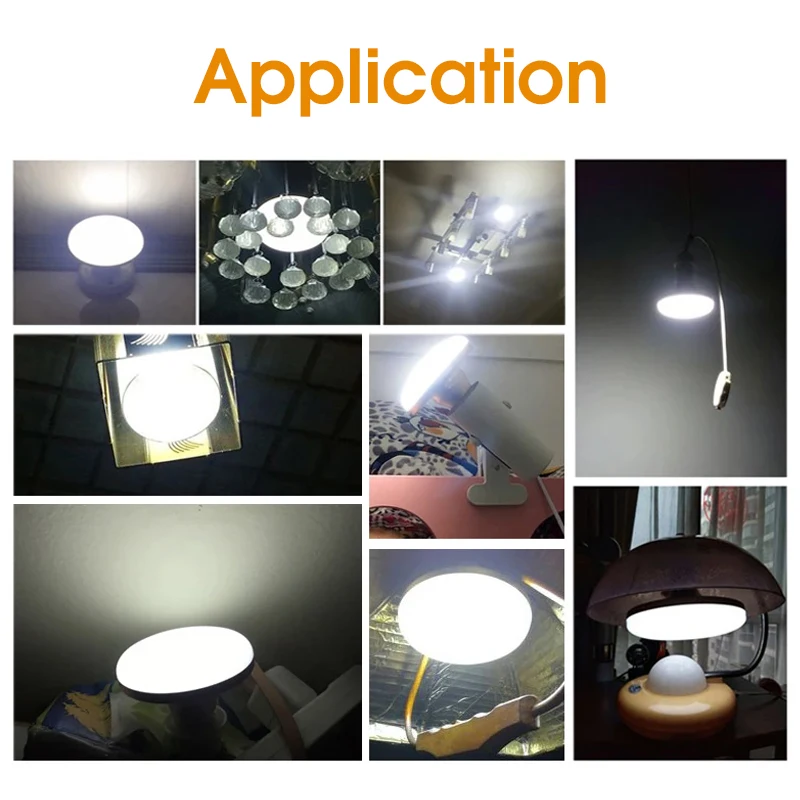 E27 LED Bulb Home Led Lamp 220v 15W 20W 40W 50W 60W Indoor Lighting bombillas Ampoule Bulb Lights for Garage Kitchen Living Room images - 6