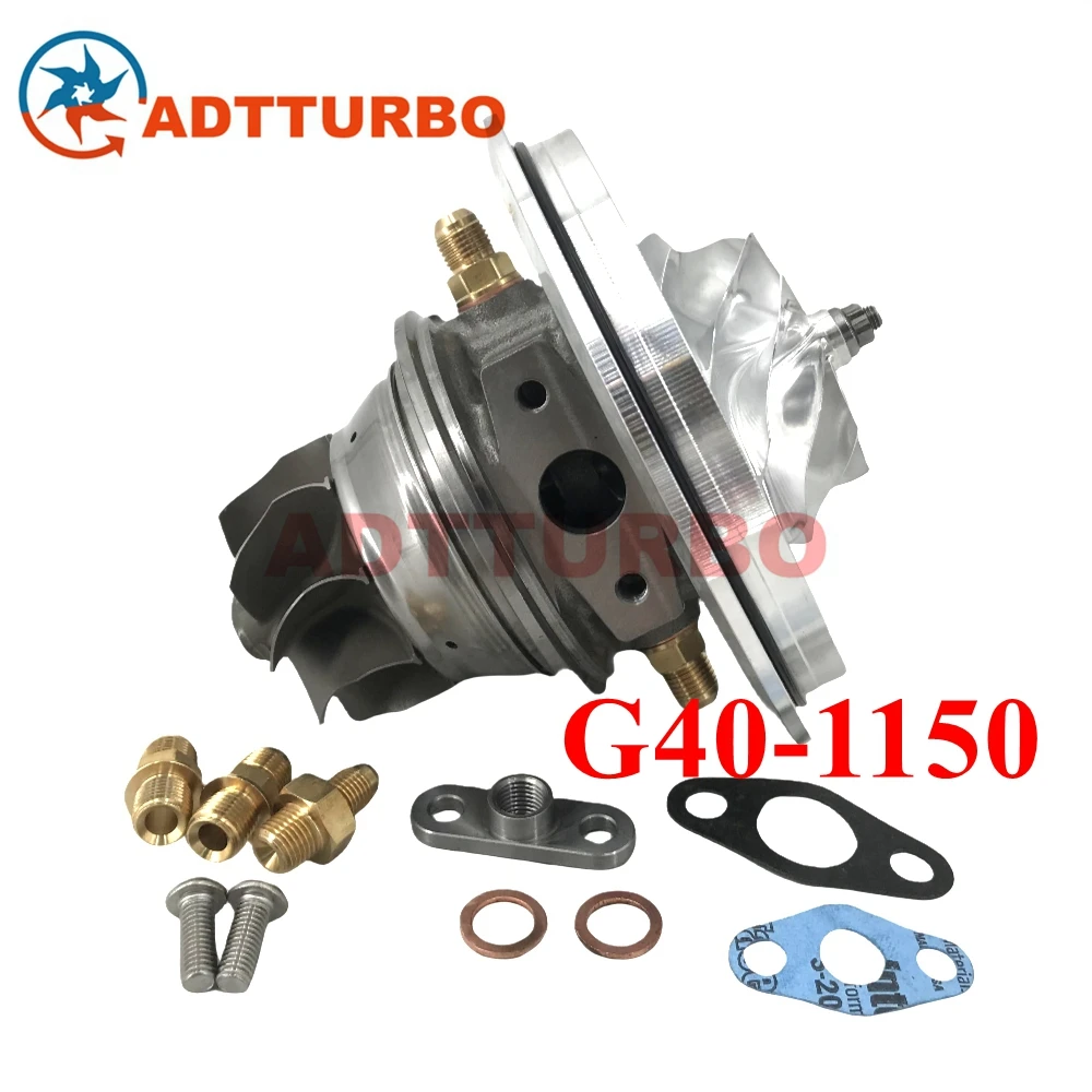 

Turbo CHRA G40 G40-1150 71mm Ceramic Dual Ball Bearing G-SERIES Turbine T4 V-Band 1.06AR Supercore 860777-5002S 500-1150HP
