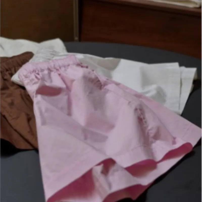 New Summer Korean Edition Languid Lazy Leisure High Waist Shorts Show Thin Loose Comfortable Holiday Cool Wind Hot Pants