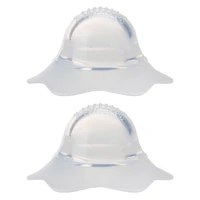 2Pcs for Nano Silver Silicone Nipple Corrector Petal-Shaped Extractor Suction 1