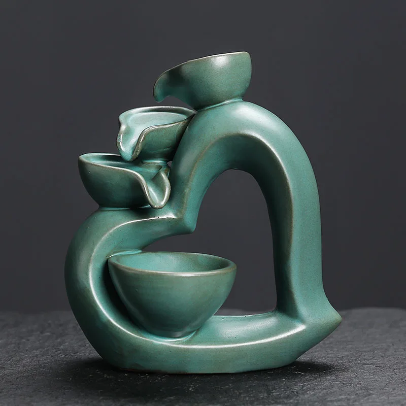 مبخرة عطرية من السيراميك ذات تدفق خلفي إبداعي أورو...