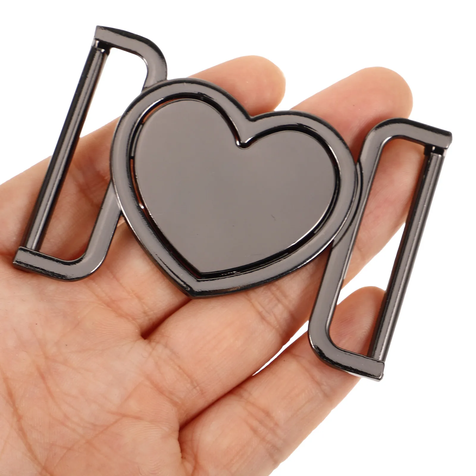 우아한 하트 모양 버클, 코트, 가디건, 스웨터, 랩, 금속 토글 클래스프, 드레스 허리띠 장