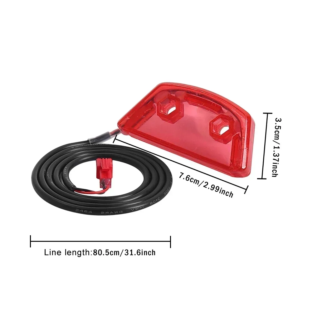 Für KUGOO KuKirin G2 MAX Elektrische Roller Warnung Lampe Rücklicht Hinten Rücklicht Montage Ersatz Zubehör Teile – Detail 14