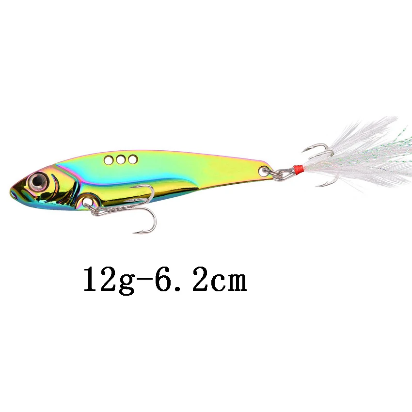Metal VIB Lures 25g 18g 15g 10g Sequins 3D Eyes Vibrations Spoon Fishing  Bait Bass Artificial Hard Bait Cicada Fishing Tackle - AliExpress