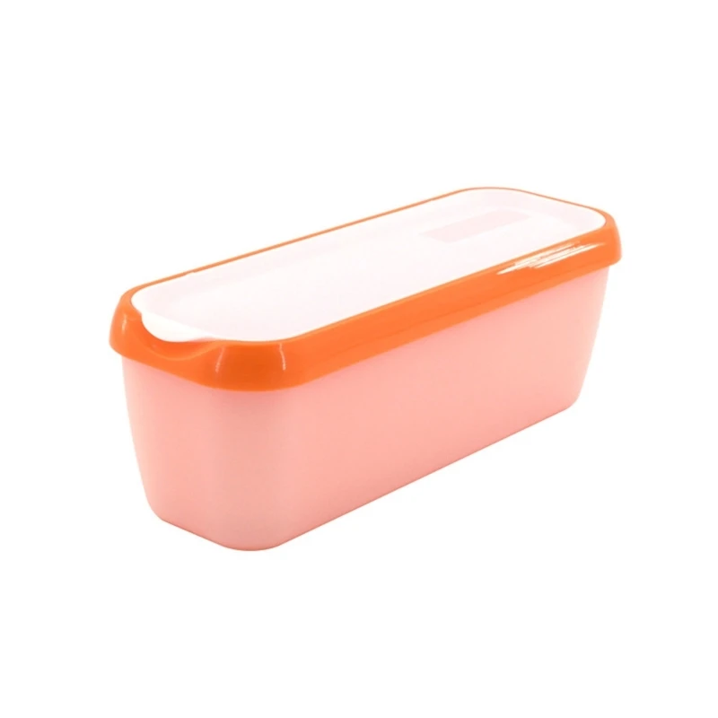 Reusable Freezer Containers Ice Cream Boxes with Lids Silicone Large  Rectangular Popsicle Mold Kitchen Accessories - AliExpress