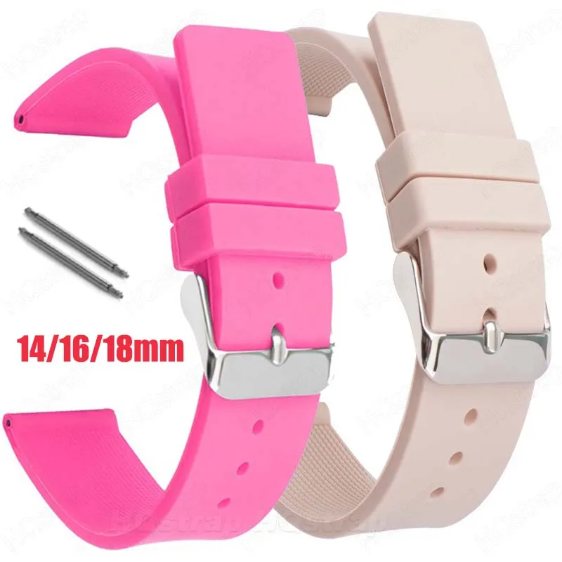 Universal Waterproof Silicone Watch Band - Vibrant Strap