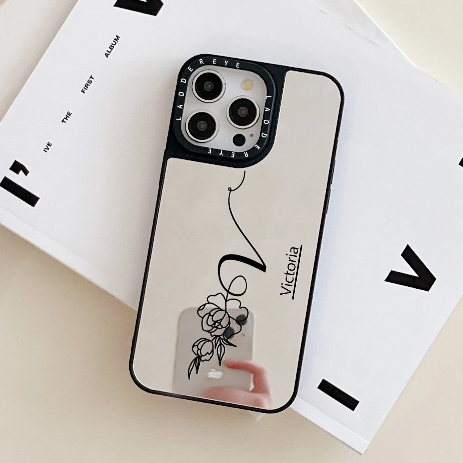 Personalized Custom Rose Name Case for iPhone 16 15 14 thumbnail 4