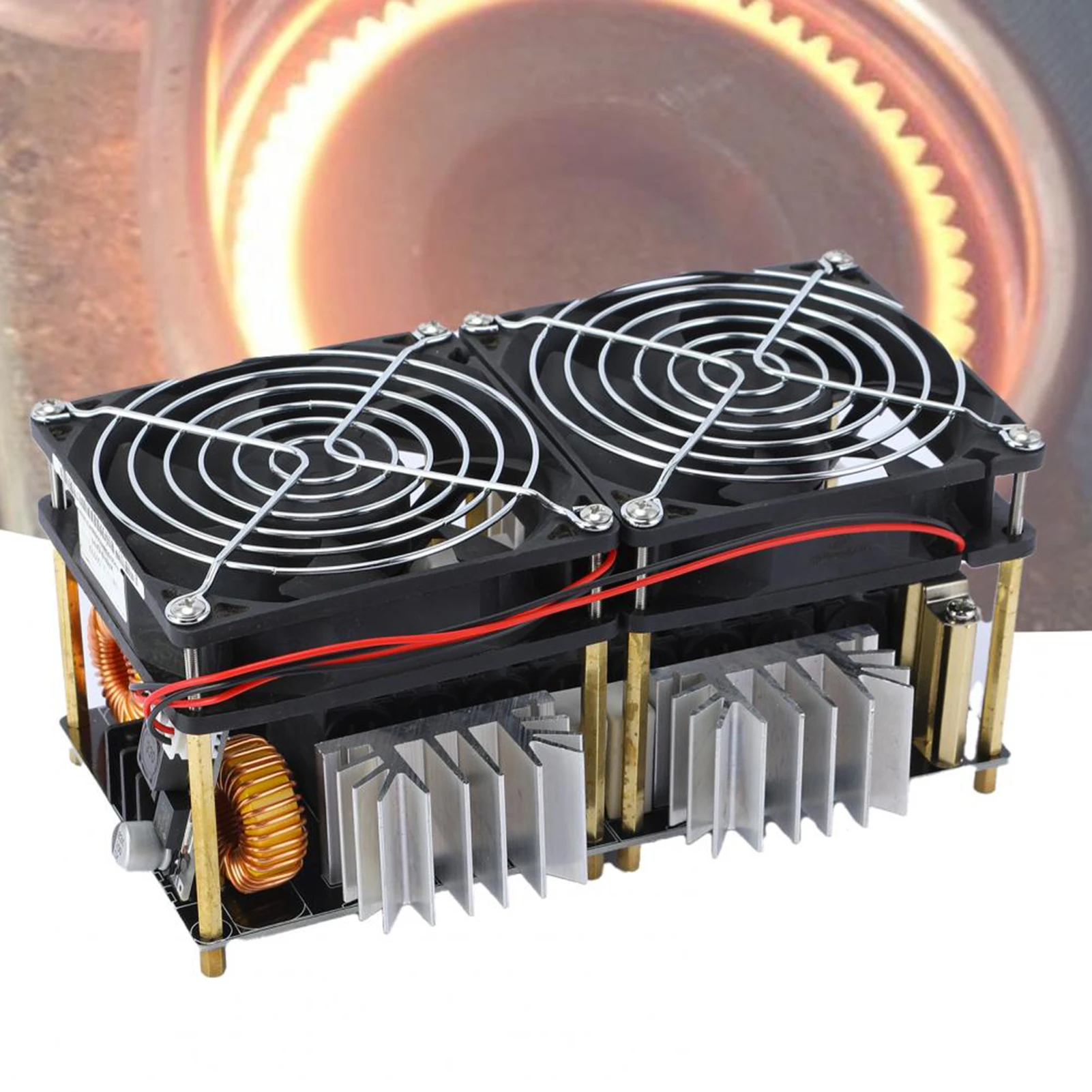 Induction Heating Board 50A DC 12-48V ZVS Power Supply Module High Frequency Low Voltage Flyback Driver Heater Tesla Coil 2500W induction heater