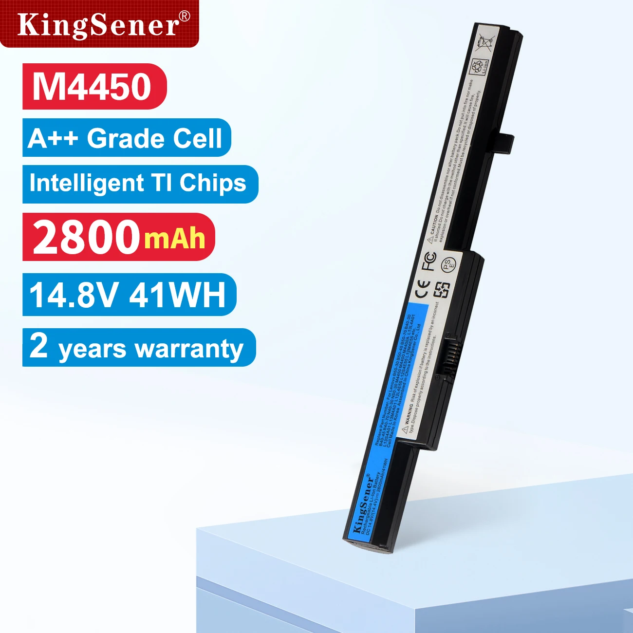 Kingsener-bateria do Portátil para Lenovo 2800mah L13l4a01 B5070 B40-70 B5030 B5045 B40-30 B50 M4450 M4400 M4400a L13s4a01 L13m4a01