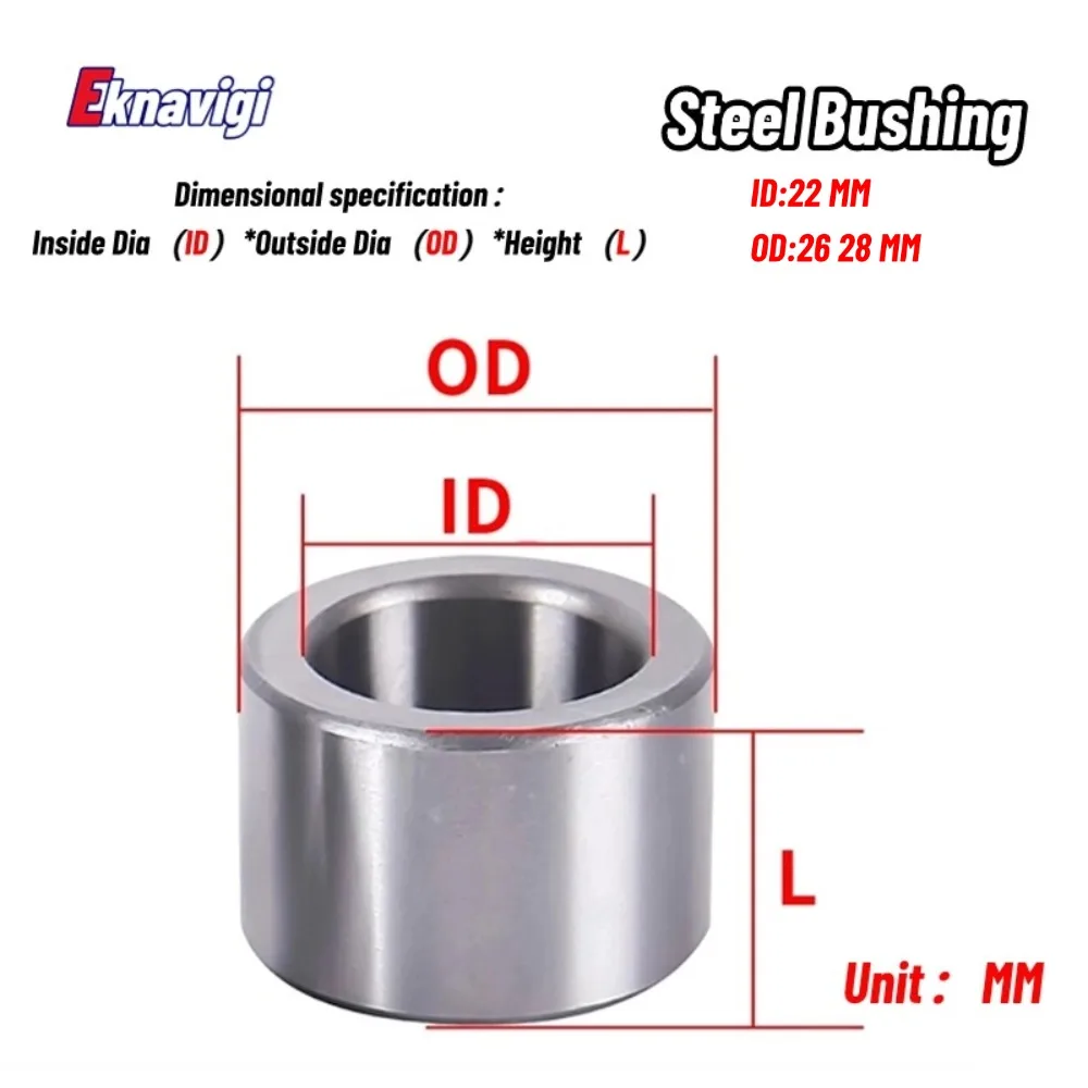 1PCS Inner diameter 22MM outer diameter 25/26/28/30MM wear sleeve/bearing sleeve/High strength wear resistance