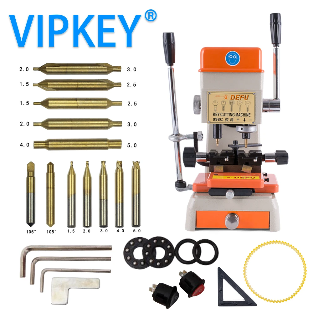 998C Key Cutting Machine 220v 50hz and 110v 60hz for door and car lock
