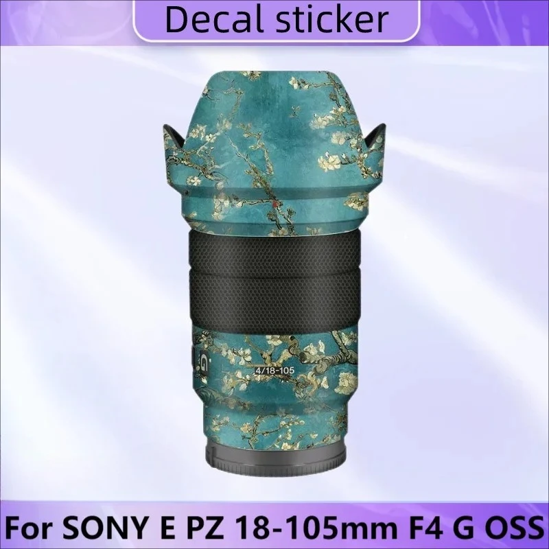 For SONY E PZ 18-105mm F4 G OSS Lens Sticker Protective Skin Decal Film ...