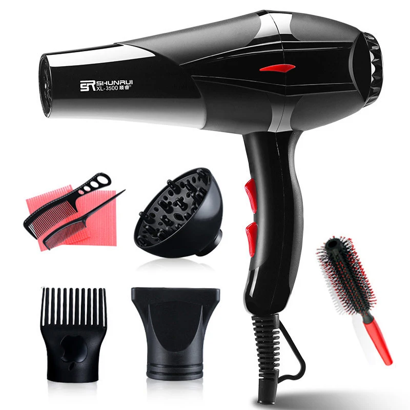 Secador de pelo profesional de 100 240V, 3200W/1400W, herramientas de  estilismo de salón de barbería, aire caliente/frío, 2 ajustes de velocidad| Secadores de pelo| - AliExpress