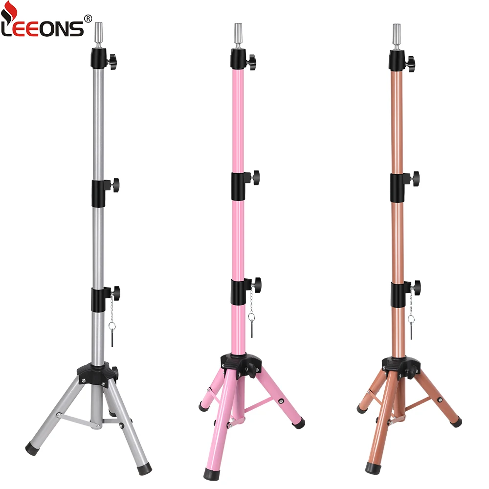 

Wig Stand Tripod Mannequin Head Stand Adjustable Wig Stand For Canvas Block Head Hairdressing Training Head Styling Making Wigs