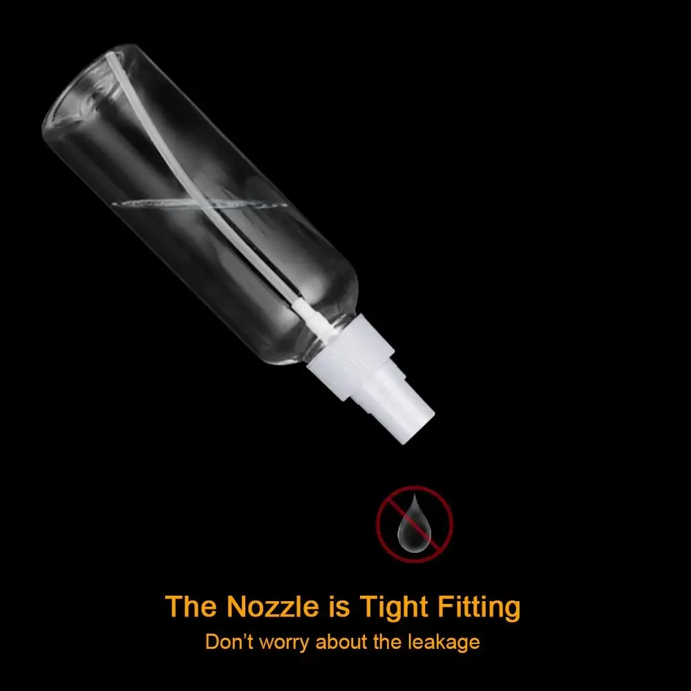 Spray Bottle Mist Sprayer Clear Fine Empty Travel Reusable Liquid Water Hair Cleaning Solutions Container 10PCS 30ml 50ml 100ml spray bottle refillable spray bottle
