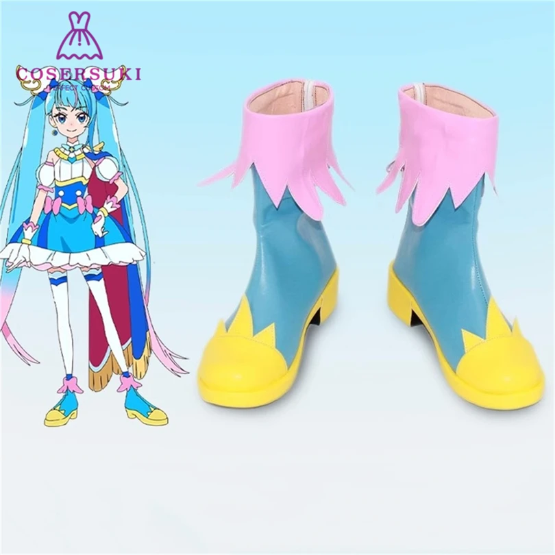 

Hirogaru Sky! Precure Soaring Sky! Pretty Cure Cure Wing Sora Harewataru Cure Sky Cure Prism Cosplay Shoes Boots