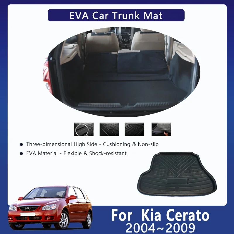 

Car EVA Rear Trunk Mat For Kia Cerato LD 2004 2005 2006 2007 2008 2009 Waterproof Trunk Storage Pads Cargo Rugs Auto Accessories