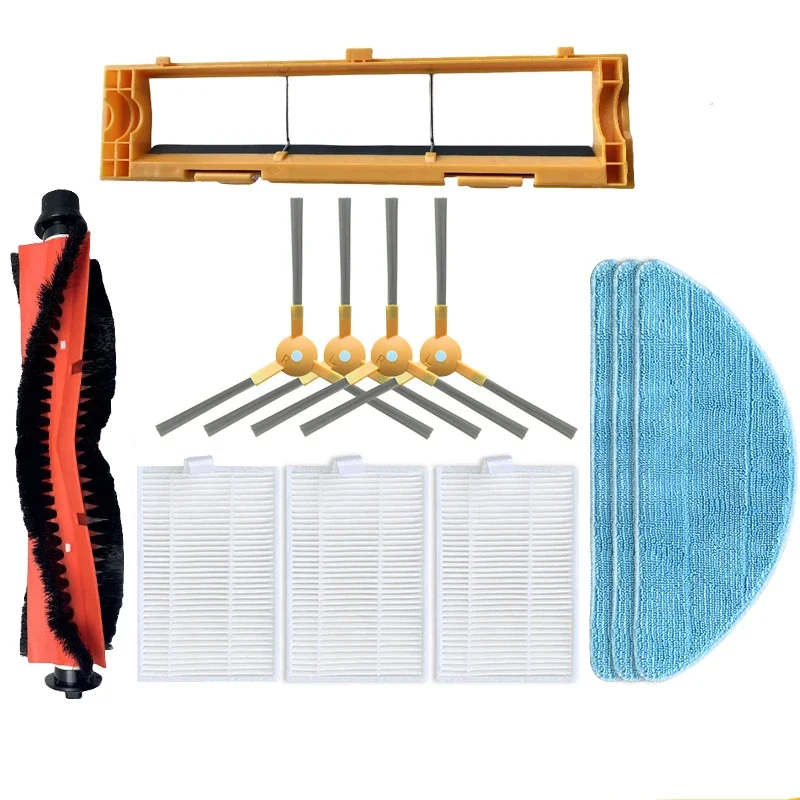Robot Cleaner Roller Main Side Brush Cover HEPA Filter Mop Cloth for ROPO GLASS 3 RPBOT5-XS Robotic Vacuum Cleaner Spare Parts