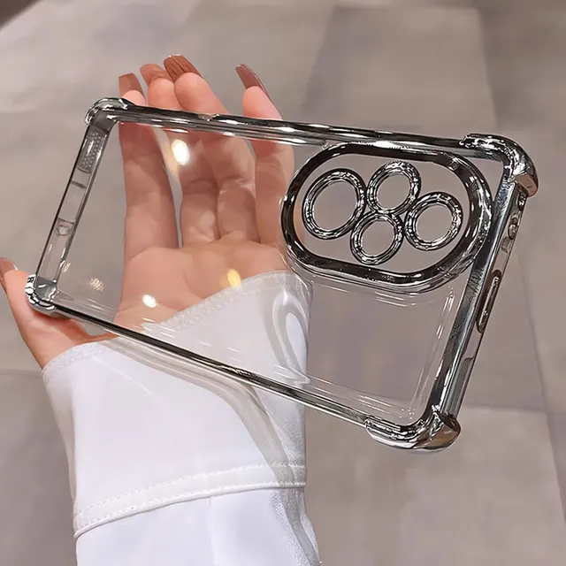 310853-69c8d8.jpg حافظة شفافة مطلية مقاومة للصدمات لهاتف هواوي هونور 200 برو 90 لايت ميت 50 60 حافظة من السيليكون الشفاف Honor200pro