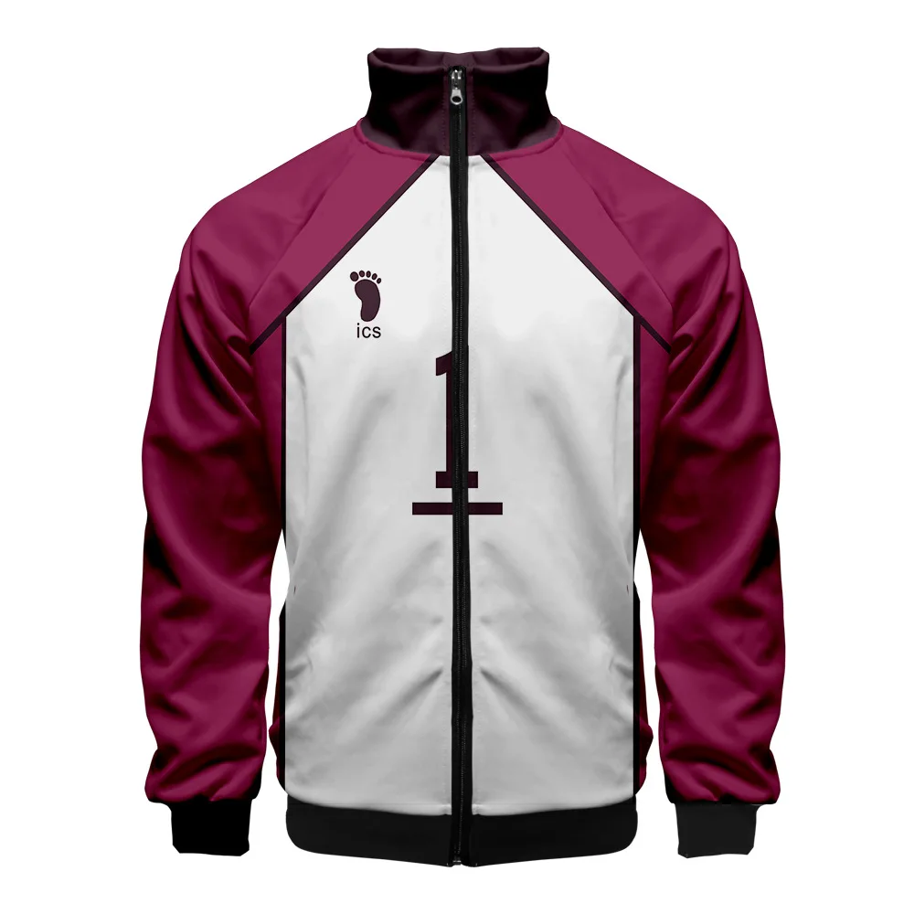 

2023 Haikyuu!! Zipper Jackets Casual Jacket Fashion Highstreet Autumn And Spring Clothes Autumn Winter cosplay Jacket