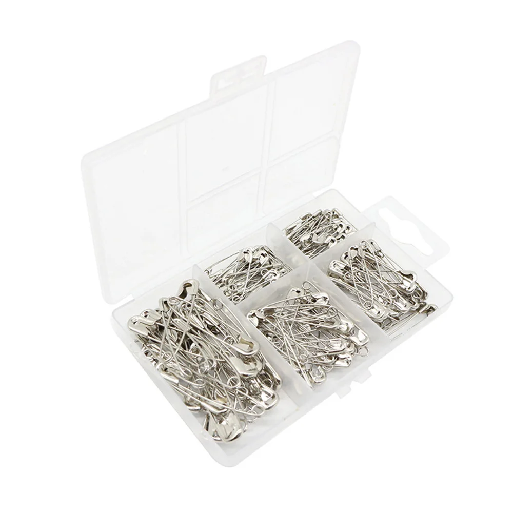 DIY 수공예 바느질 의류 핀 세트, 자수 도구 가방, 모자 걸이 태그 액세서리, 4 모델, 150PCs