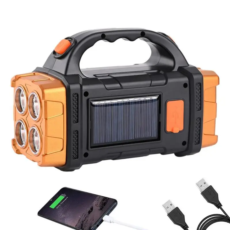 

Светодиодный точечный светильник, перезаряжаемый портативный фонарь для ручного поиска, водонепроницаемый, для кемпинга, энергосберегающий и экологичный