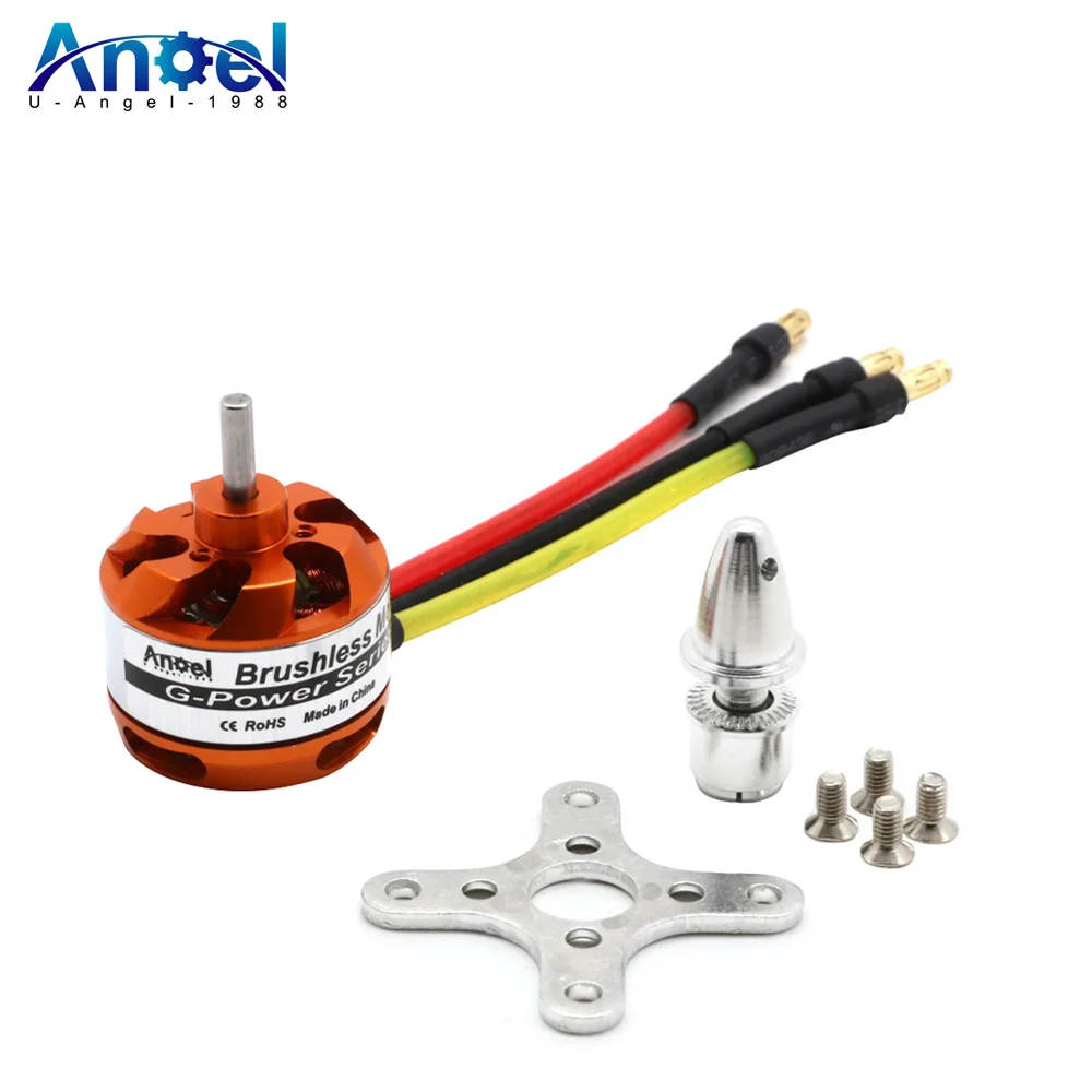 Бесщеточный двигатель D2822 1100KV 1450KV 1800KV 2600KV 2-3S для радиоуправляемого самолета многокоптера бесщеточный мотор с внешним ротором