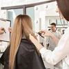 Haircut Bibs Non Sticky Foldable Dye Hair Aprons Barber Shop Adults Haircut Professional Bibs Adults Haircut Shawl Tool 2