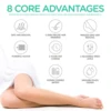Kemei Epilator Rechargeable 3 In 1 Lady Hair Remover Shaver Electric Callus Remover Depilador Removal for Women Foot Care Tools 5