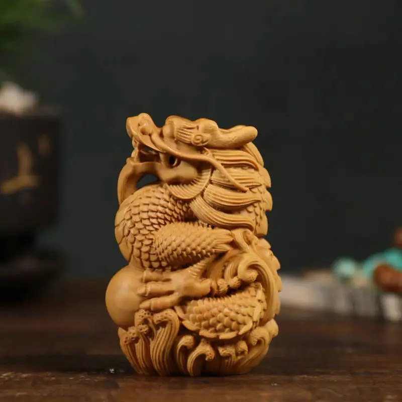 

Taihang Yabai резьба по дереву пластина играй Зодиак длинные Вэнь игровой Год Дракона детали Xiang длинная игра жемчуг