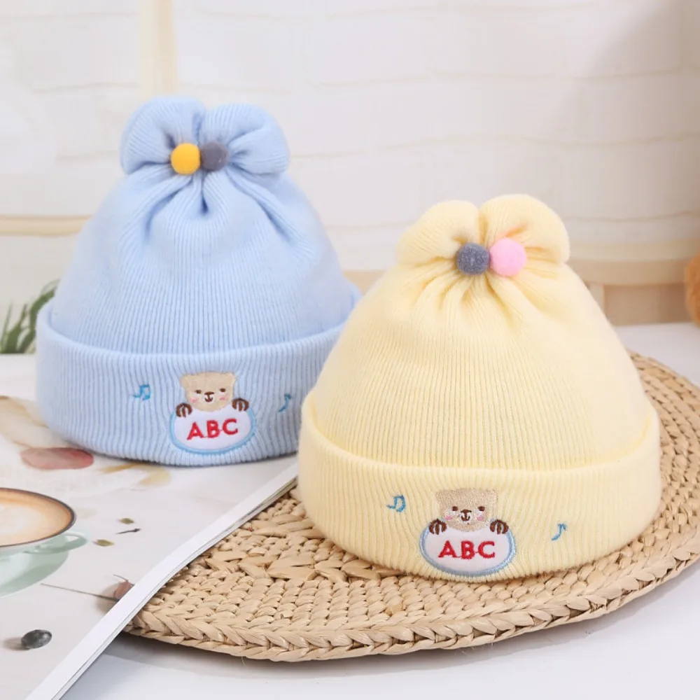 New Breathable Hat Super Soft 0-6 Months Newborn Hat Thickened Fetal Hat Autumn