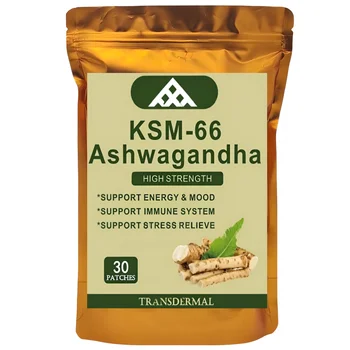 30 cerotti cerotti transdermici complessi Ashwagandha per alleviare lo stress, potenziatore dell'umore