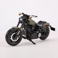 Maisto 1:18 2022 Fat Bob 114 Motorcycle Car Simulation Alloy Car Model 2