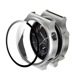 Premium Protective PC Watch Case for Huawei Watch GT 2 Pro - Full Screen Coverage, Edge Frame Protection (Silver)