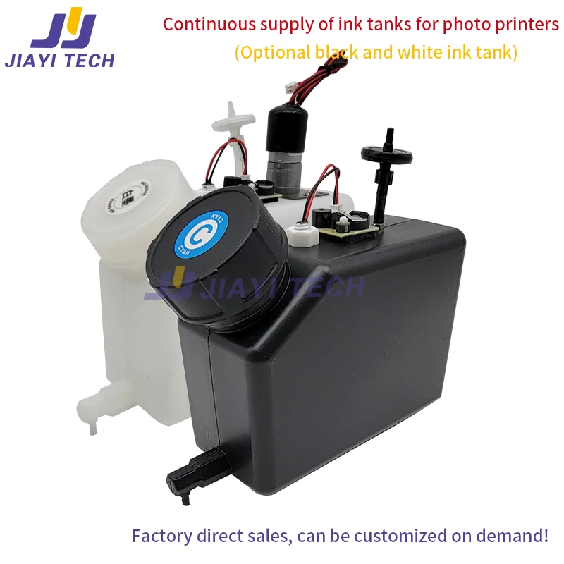 

1.8L Continuous Ink Supply System Ciss Ink Tank Kit Ink Cartridge with Float Stirring Motor for Allwin Eco-solvent UV Printer