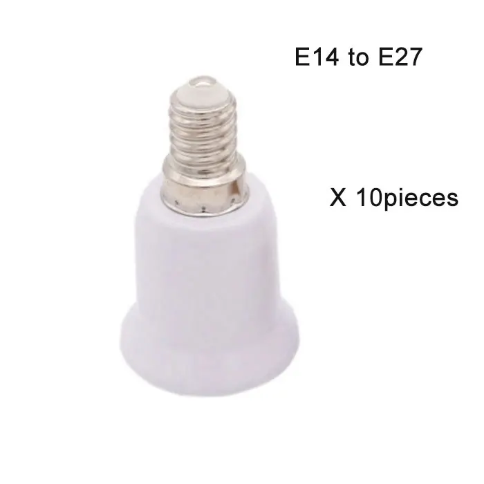 Lot De 12 Adaptateurs Douille E27 Vers E14 - Convertisseur Lampe LED, Halogène, Incandescente - Installation Facile & Sûre