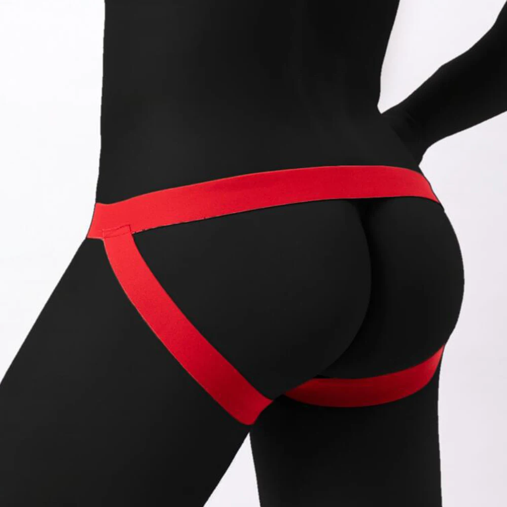 New Hollow Mens G-Strings Pouch Jock Strap Mention Ring Push Up Breathable Thong Ultra Thin Underwear Sissy Gay Stretch Panties new hollow men g string pouch jock strap mention ring push up breathable thong booster bandage enhancer ball lifter underwear