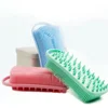 2 In 1 Silicone Shower Brush Scrubber Soft Silicone Scalp Massager Shampoo Brush Double-Sided Body Brush Foam Skin Clean Tool 3