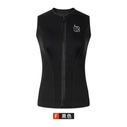 Thermal Protection 3mm Neoprene Diving Vest - S (Women Black W2010)