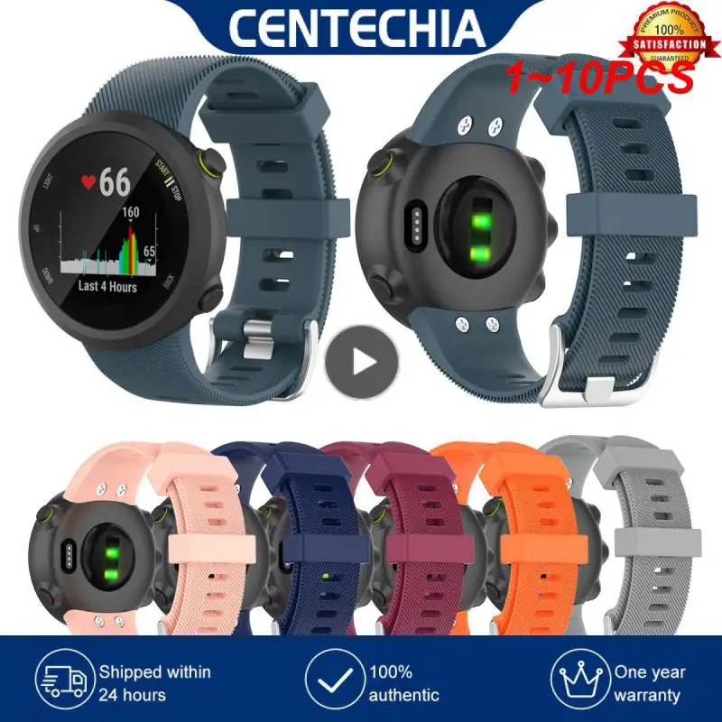 Cinturino Di Ricambio 1 ~ 10 Pezzi Per Garmin Forerunner 45 / 45S Smart Watch Strap Cassa Dell'Orologio In Silicone Per Garmin Forerunner 45 45S