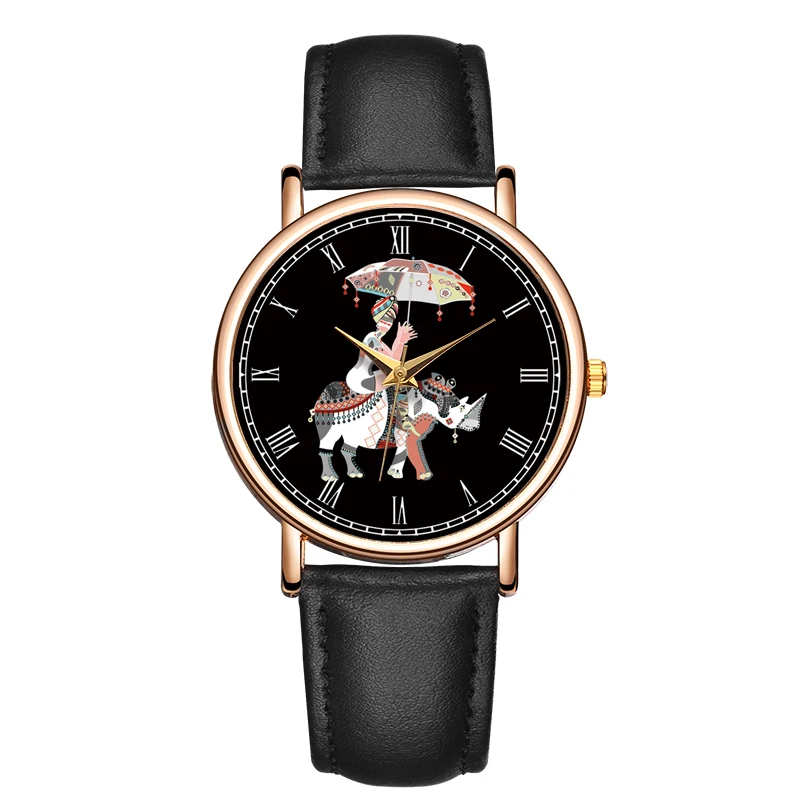Orologio Al Quarzo Da Donna Minimalista Orologio Astratto Orologio Sportivo Orologio Regalo Elegante Orologio Da Polso Al Quarzo In Vera Pelle Imperme