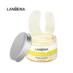LANBENA Retinol Eye Mask Eye Patch Reduces Dark Circles Ageless Anti-Puffiness Lifting Firming Eye Serum Cream Skin Care 50PCS