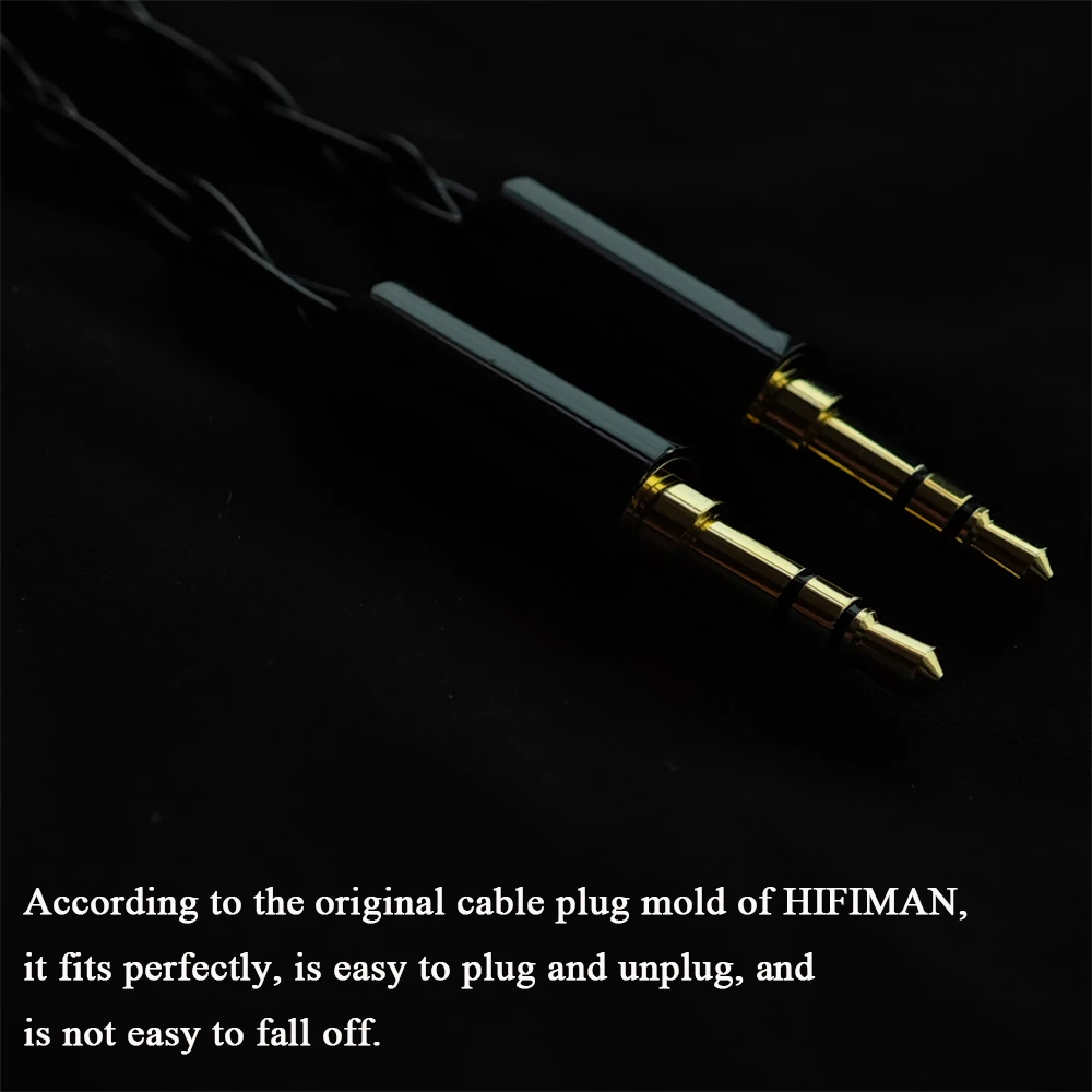 HIFIMAN Edition xs Arya HD400se He400i Ananda 케이블(MIC 이어폰 포함)용 8 코어 케이블 OCC 실버 도금 업그레이드 2.5 4.4 Balanc