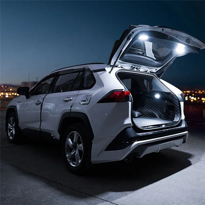새로운 도착 트렁크 인테리어 조명 조명 독서 등 자동 유도 장식 램프 Toyota Rav4 2020 2021