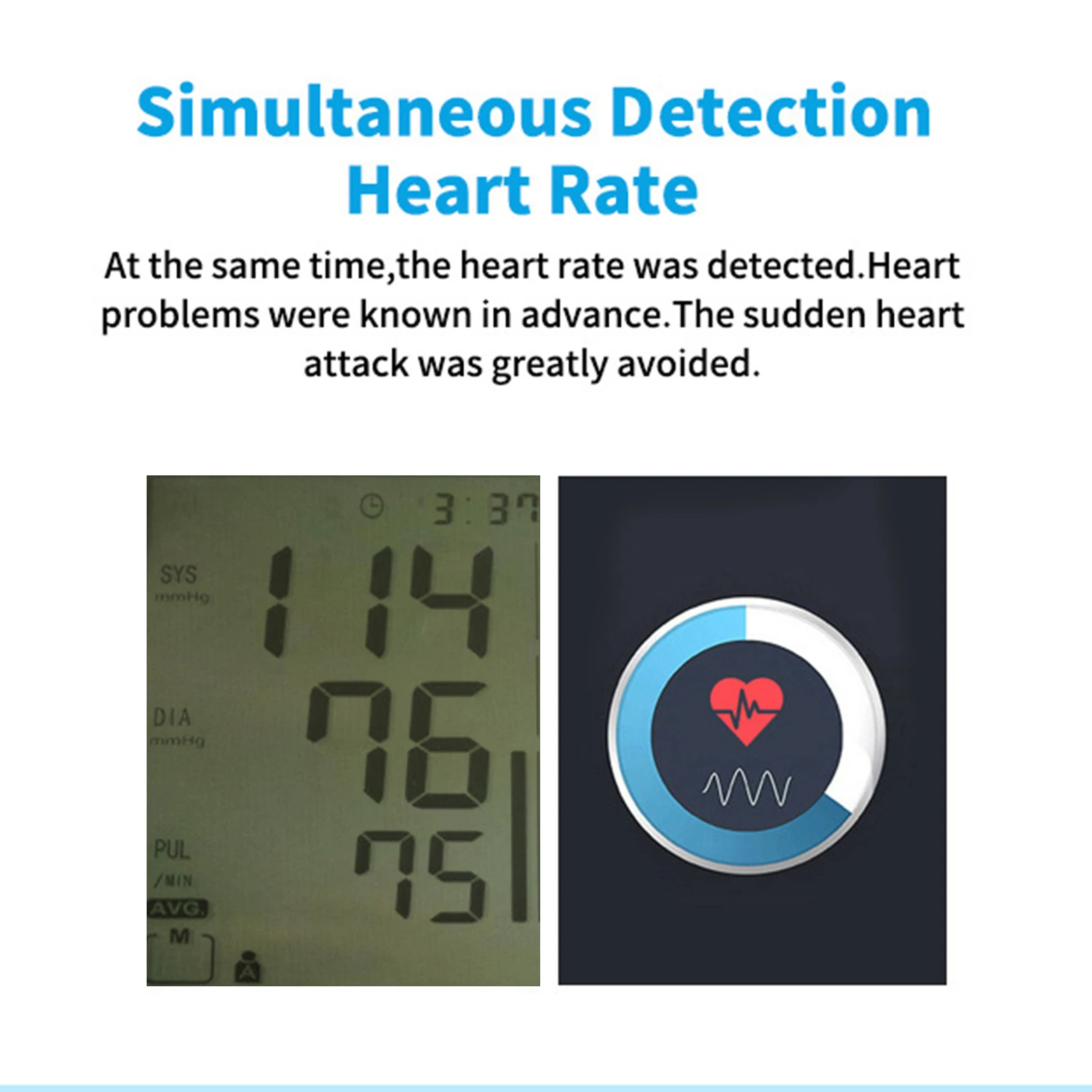 Intelligent Electronic Sphymomanometer Home Use Digital LCD Arm Type Blood-Pressure Measuring Meter Accurate Measurement blood pressure monitor blood pressure meter