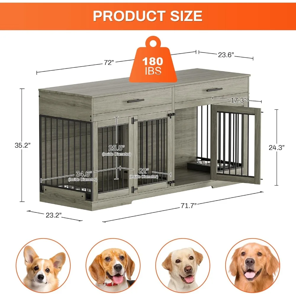 Large Wooden Dog Kennel 3